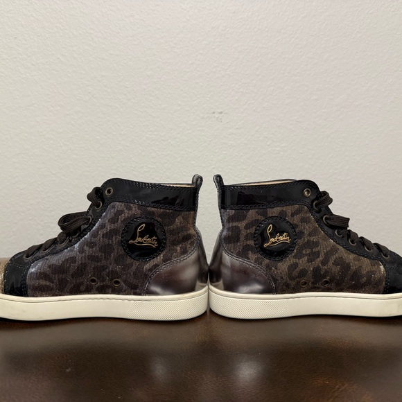 Christian Louboutin Shoes - Christian Louboutin Leopard Print High-Top Sneakers
